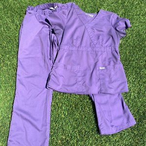 Grey's Anatomy Purple Scrub Set